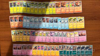Pokemon Fiamme Spettrali Lotto Comuni,Holo,Reverse