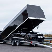 Rimorchio ribassato chiuso per auto sport