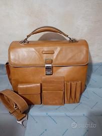 borsa da lavoro Piquadro in pelle 
