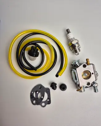 Kit carburatore completo con candela, tubi e