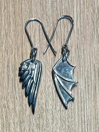 Orecchini Miss Sixty Ala Angelo/Diavolo in acciaio