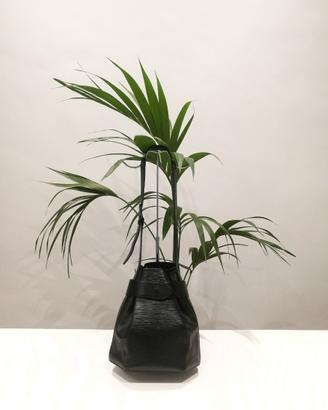 Borsa Louis Vuitton Sac D'épaule PM pelle epi nera