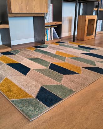Tappeto geometrico moderno Boho 120x160 cm
