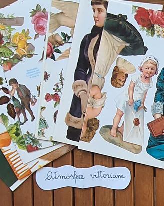 Carte découpage Atmosfere Vittoriane 7 fogli