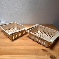 2 Ripiani contenitori per frigorifero