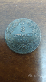 Moneta 2 centesimi 1898 Italia