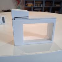 3 coppie reggimensole in metallo laccato bianco