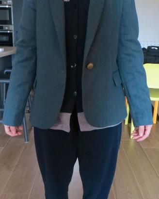 Brunello Cucinelli giacca donna nuova lino cotone