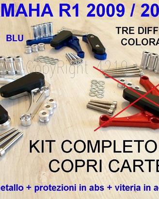 KIT PROTEZIONE CARTER YAMAHA R1 09-10-11-12-13-14