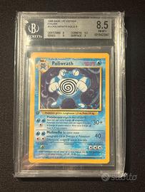 Poliwrath Set Base Prima Edizione BGS 8.5 ita