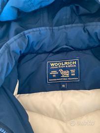 Giaccone WoolRich blu bambino 10 anni