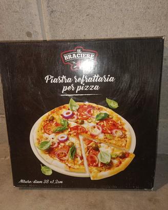 Piastra refrattaria per pizza / Il Braciere d 38cm
