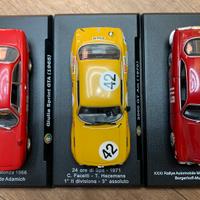 Lotto di 3 ALFA ROMEO in scala 1:43