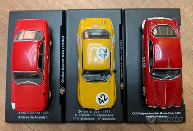 Lotto di 3 ALFA ROMEO in scala 1:43
