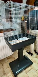 Gabbia spaziosa e robusta per uccelli domestici