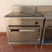 Cucina a gas tuttopiastra professionale