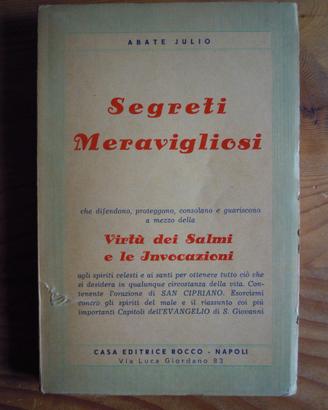 Segreti Meravigliosi Abate Julio 1960 - ESOTERISMO