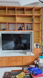 libreria in ciliegio 