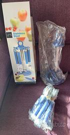 Utensili cucina, manico blu