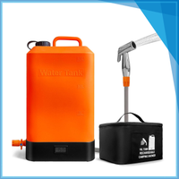 Doccia campeggio 16L indicatore temperatura. Nuova