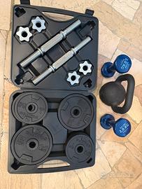 Set pesi palestra Decathlon