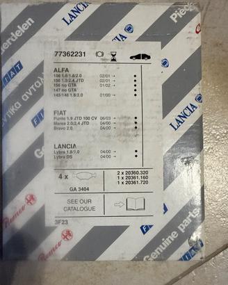 Serie pastiglie freno Alfa Romeo 156