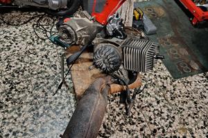 blocco motore typhoon 125 2t piaggio gilera