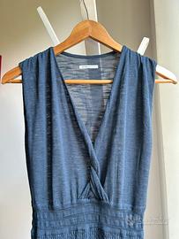 Nuovo🔥 Ethic vestito in maglia - Blu tg S/M