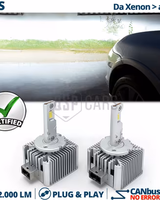 Lampadine LED D1S per Fari Ferrari 458 con XENON