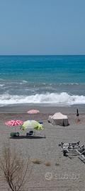 La spiaggia davanti casa
