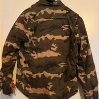 Giacca moto camouflage