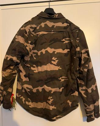 Giacca moto camouflage