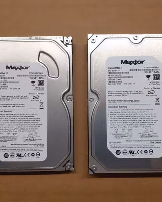 Lotto di 2 HardDisk 3,5 SATA (160gb+320gb)