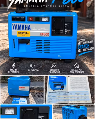Generatore Yamaha EF600 - custodia e manuale