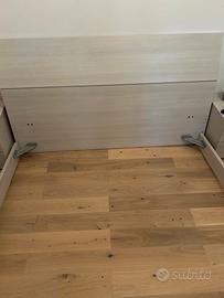Letto matrimoniale struttura con rete