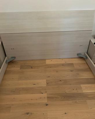 Letto matrimoniale struttura con rete