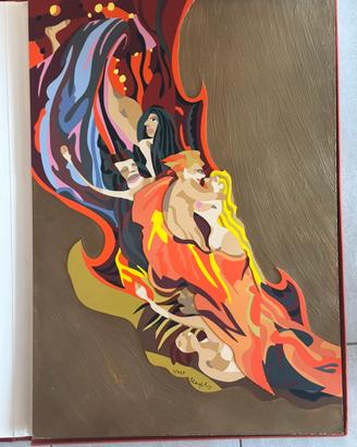 Ugo Nespolo – Paolo e Francesca VI/XXX – 50×70 cm