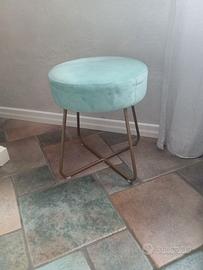 Baule in legno più sgabello