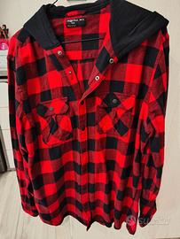 Camicia boscaiolo con cappuccio Piazza Italia T.XL