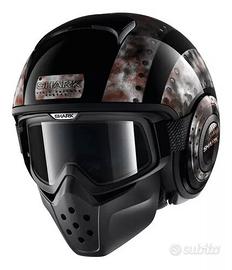 Casco Shark Jet Drak Dogtag