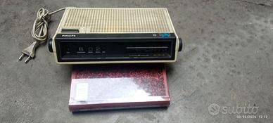 Radiosveglia Philips vintage bianca