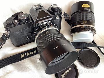Nikon FE black ed obiettivi 