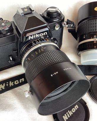 Nikon FE black ed obiettivi 