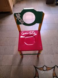 sedia di ferro battuto anni 800
