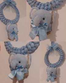 ghirlanda fiocco nascita, prezzo trattabile