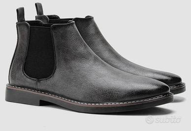 Jacobi Stivali stivaletti Chelsea TG.41 N.41 grigi