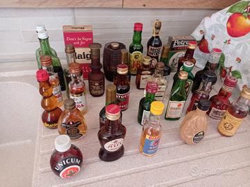 bottigliette liquori da collezione