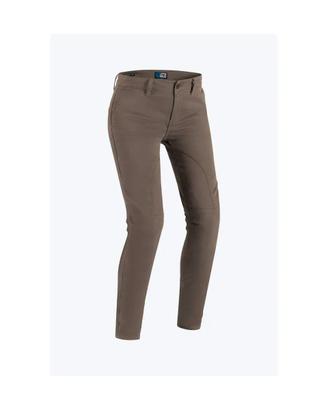 Jeans moto Donna Pmj Santiago - Grigio/Avana