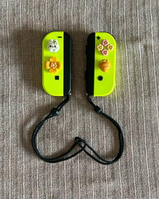 Coppia Joy-Con giallo neon originali Nintendo