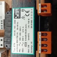 Trasformatore Monofase SBA ETK 630/1750 VA